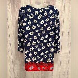 VIVANTE floral women swim cover up top /size S